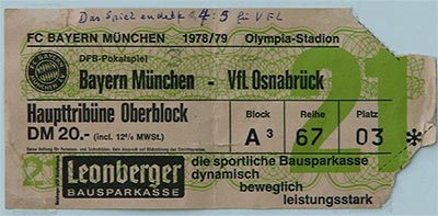 мюнхенская бавария билет